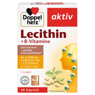 Abbildung der Produktverpackung Doppelherz aktiv Lecithin Frontansicht